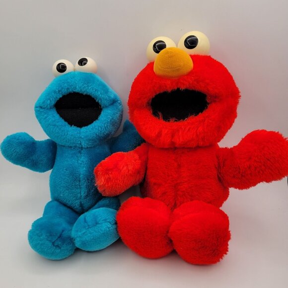 Sesame Street Other - Vintage 1995 Tyco Sesame Street Lot of  Tickle Me Elmo & Cookie Monster WORKS!